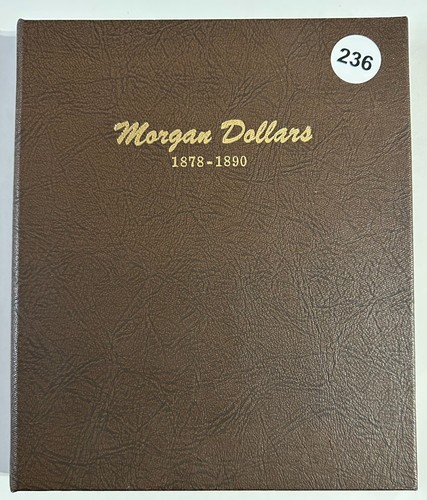 MORGAN DOLLARS 1878-1921 - DANSCO 2-ALBUM SET - GENTLY USED ***SHIPS FREE***#236