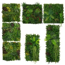 Artificial Plant Wall Tiles Foliage Hegde Grass Panel Backdrop Garden
