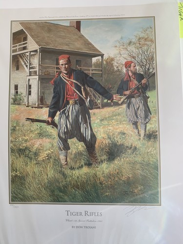 Don Troiani - Tiger Rifles - Collectible Civil War Print Sold Out