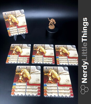 Zombicide Black Plague - Thundercats Pack 1 - Cheetara Figure & Character Cards