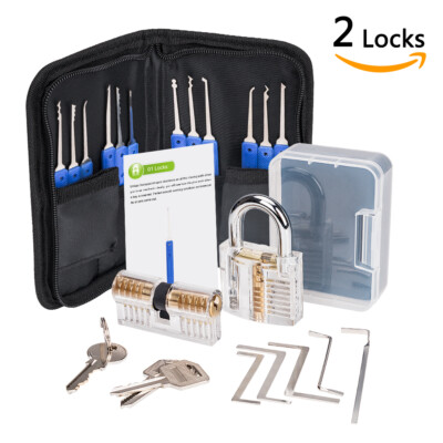 17pcs Lockpicking Set Schlossknacken Vorhangeschloss Schlussel Schlosser Tool De Ebay