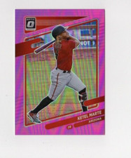 2021 Donruss Optic Baseball Ketel Marte #137 Pink Prizm Arizona Diamondbacks