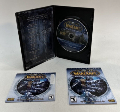 World of Warcraft Wrath of the Lich King Expansion Set ROM PC Behind Scenes DVD