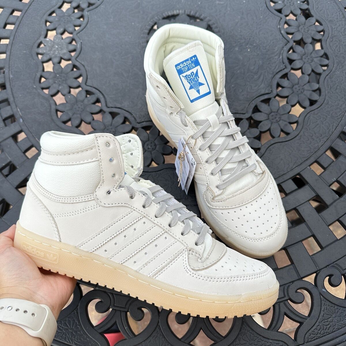 Adidas Top Ten RB High Off White Sesame Men's Athletic shoes Adidas Top Ten RB High Off White Sesame Men's Athletic shoes