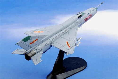 HM Chengdu MIG-21 J-7D Fishbed PLAAF China 1:72 DIECAST Plane  Model-image