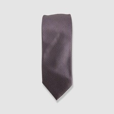 Tom Ford Men's Purple Silk Micro Zig-Zag Print Neck Tie 59x3.25