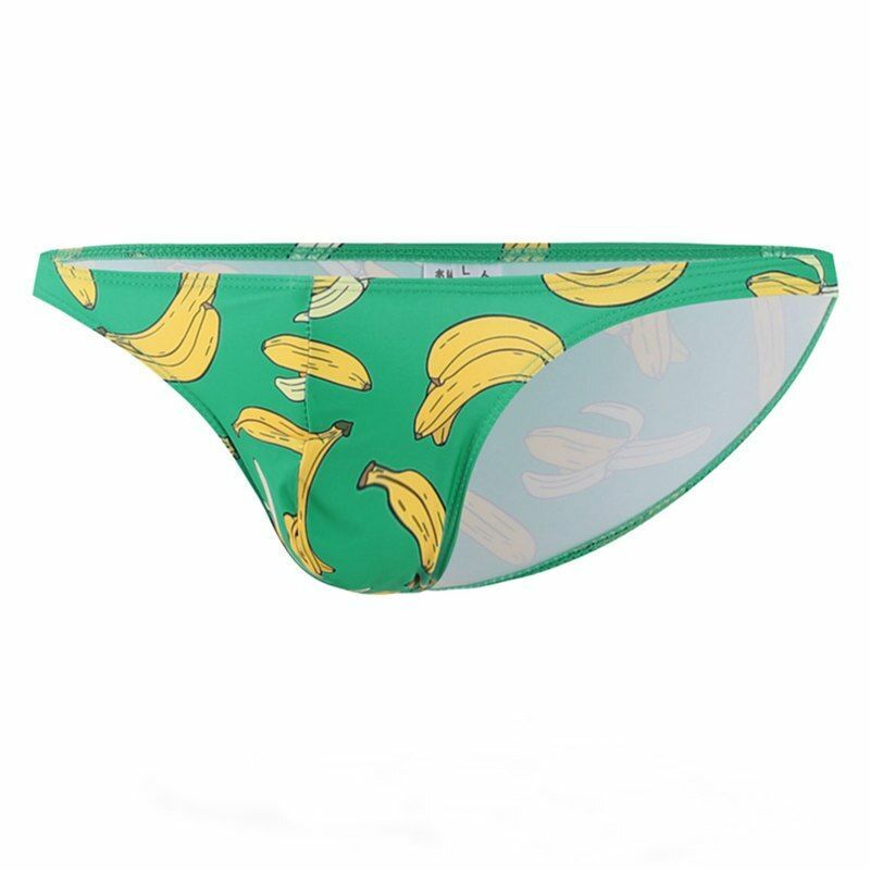 Men's Beach Briefs Sexy Bikini Low Waist Swimsuit Gay Bathing Suit