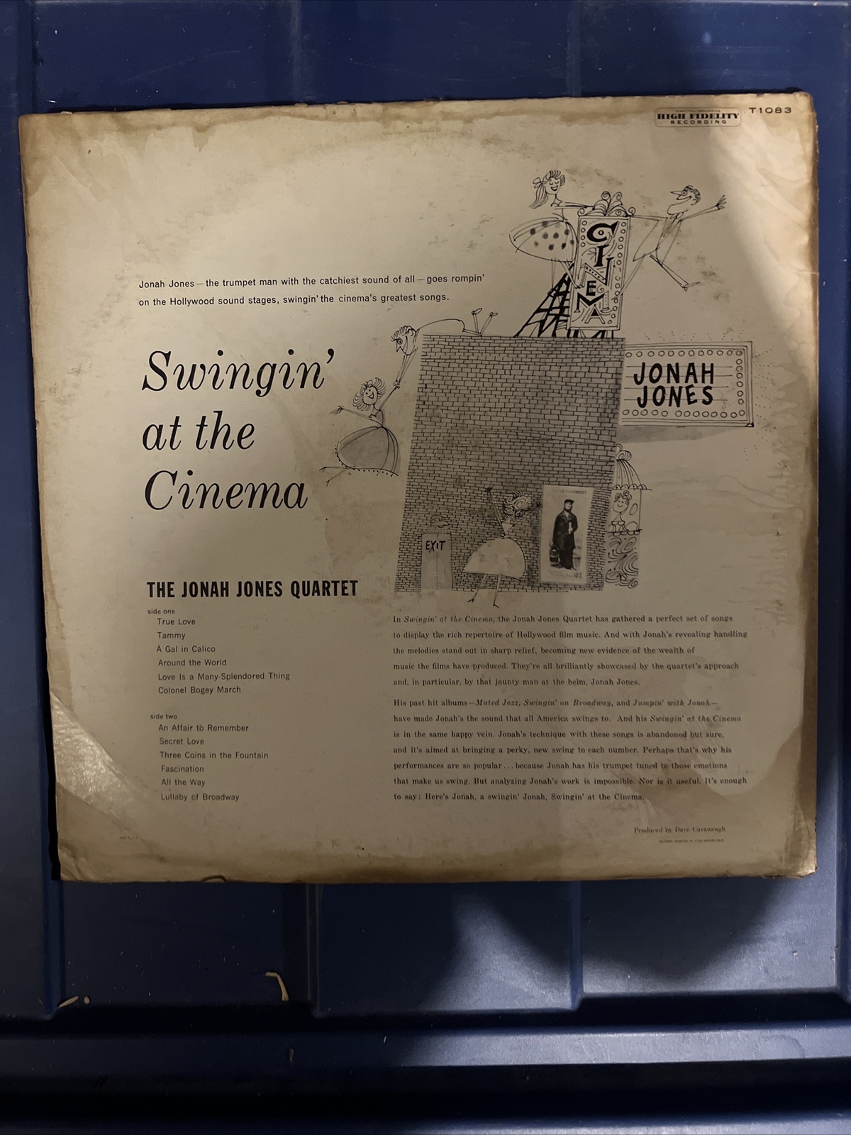 Jonah Jones Quartet Swingin At The Cinema LP Vinyl Record Album VG+ eBay