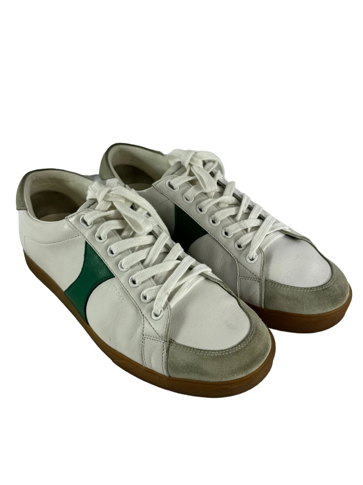 Sneakers basse da donna Celine in pelle bianca Triomphe marcate come 40 10 US