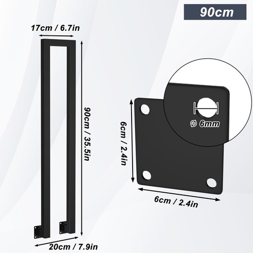 85-100cm Treppengeländer Handlauf Geländer Treppenhandlauf U-Design Innen Außen - Bild 18 von 22