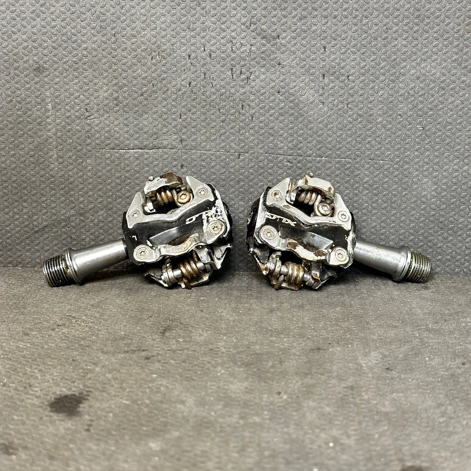 Винтажные педали XLC без зажимов велосипед дорожный гоночный тур серебро 9/16 дюйма - Изображение 4 из 4