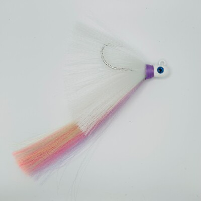 ''Phantom Trifecta'' Custom Flair Hawk Jig Snook Tarpon Redfish Striper