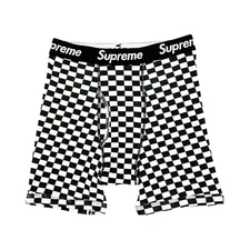 Supreme x Hanes Boxer Briefs Checkered