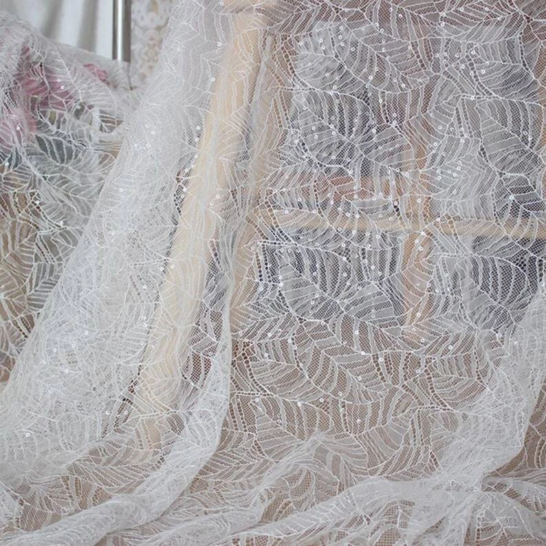 Net lace fabric deals
