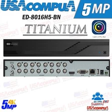 Titanium ED8016H5BN 16CH HD TVI/CVI/AHD Hybrid DVR / H.265 / HDMI / VGA / 1xSATA