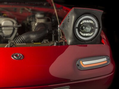 MX-5 NA LED Frontblinker dynamisch Klarglas mit schwarzen Inlay