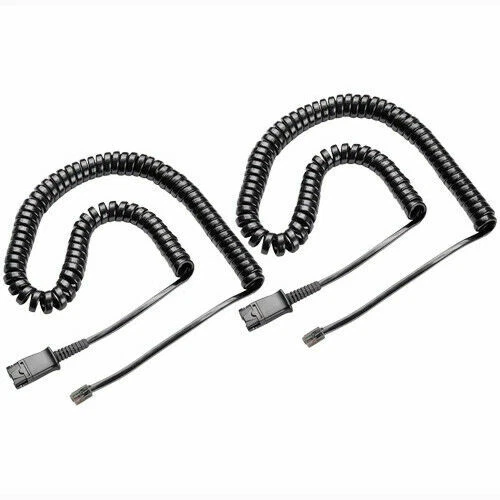 2 X Plantronics U10 cables for Cisco 6921 6941 6961 7841 7961 7971 8941 8945 IP - Picture 1 of 1