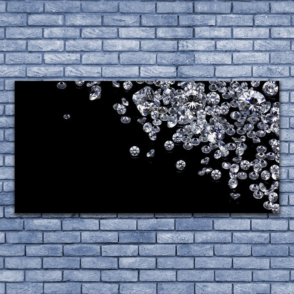 Tableau art diamants en verre acrylique 140x70 cm pour masquer les murs vides avec elegance