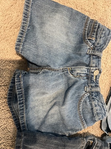 GIRLS LOT 3 Sz Size 10 DENIM BLUE JEAN SHORTS Lucky brand Old Navy Euc - Picture 3 of 12