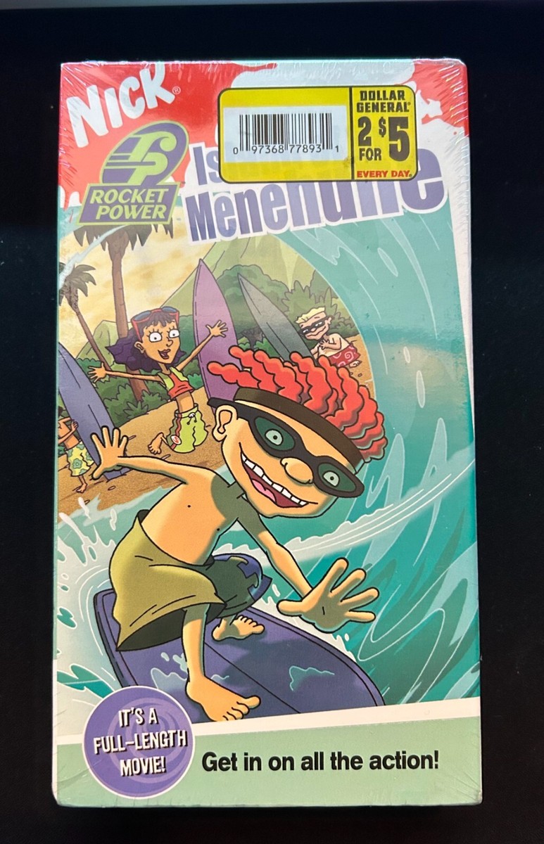 Rocket Power - Island of the Menehune (VHS, 2004) Nickelodeon