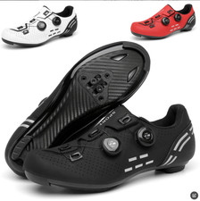 NEU Herren Fahrrad Schuhe Mit Stollenschuhe Rennrad SPD MTB Flach