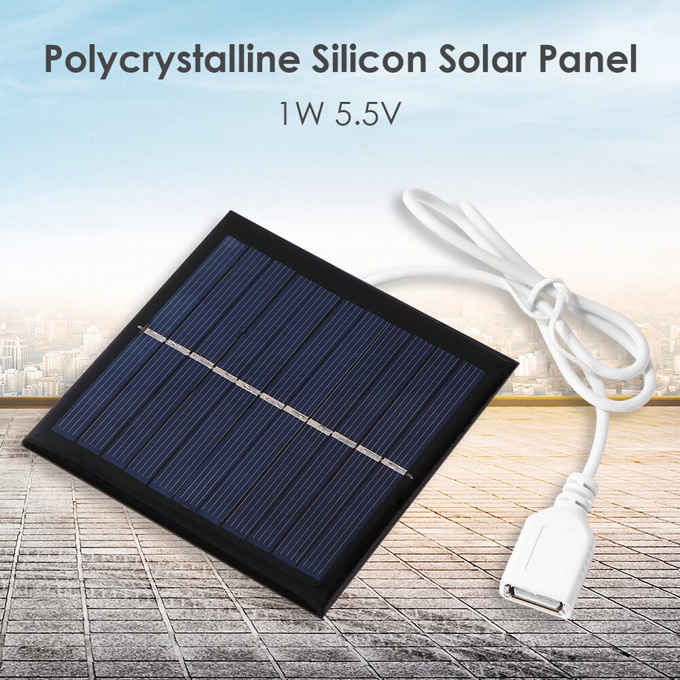 5.5V USB Mini Solar Panel DIY Solar System for Phone Power Bank Fan