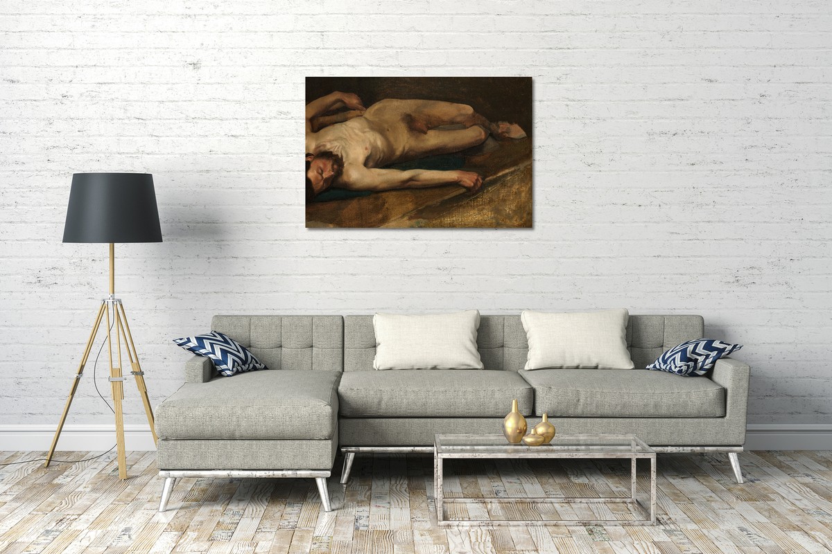 Tableau Impression Sur Toile – Nu Masculin Edgar Degas (edg208)