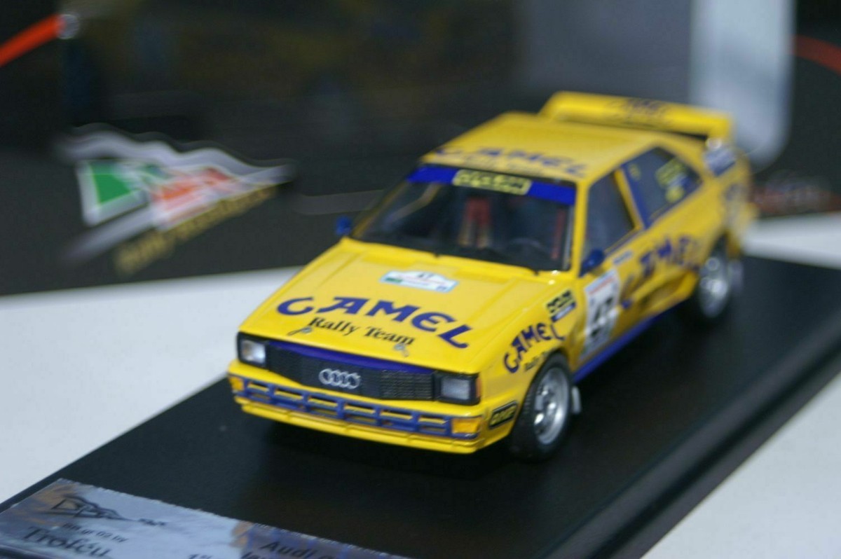 ジャンク品 Trofeu製 1/43 Audi Quattro AUDI Quattro Laveris Camel Fthiotidas Rally 1990 1/43 Trofeu TRORR
