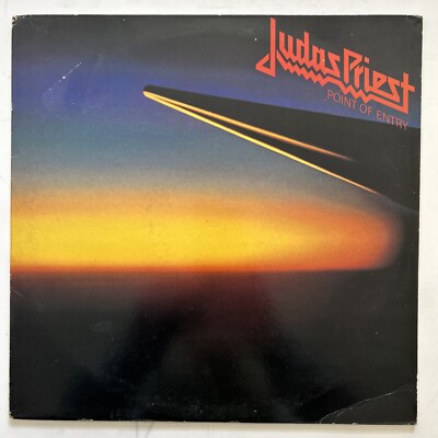 Judas Priest Point Of Entry LP Album Vinyl Record 1981 CBS 84834 CBS - NM/VG+