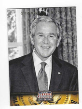 PANINI AMERICANA HEREOS & LEGENDS GEORGE W BUSH #43