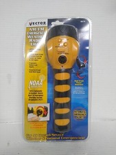 New Vector VEC173 Storm Tracker AM/FM Emergency NOAA Weather Radio Flash Light
