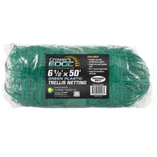 Grower's Edge Green Trellis Netting 6-1/2'x50'