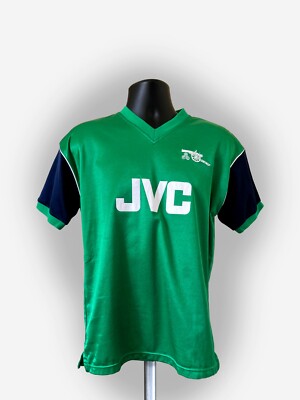 Arsenal 1982/83 Away Football Shirt Score Draw Soccer Jersey Size