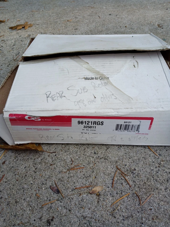 Задний тормозной ротор Subaru 96121rgs - Изображение 2 из 2