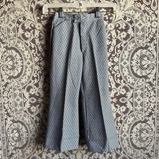 Vintage 1970s Boy's Polyester Flare Leg Pants