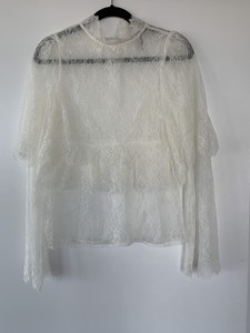 sheer diamond mesh top