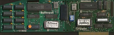 Apple II Orange Micro Serial Grappler+ mit Bufferpak 64K Apple //e Apple IIGS