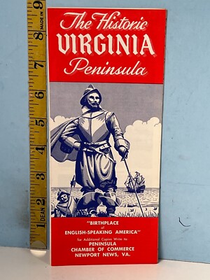 The Historic Virginia Peninsula Chamber of Commerce the Red Tour Map.