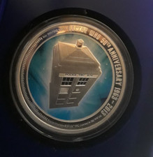Doctor Who 50th Anniversary 1 OZ Silver Proof Coin W/ Box - Brand New, Beautiful