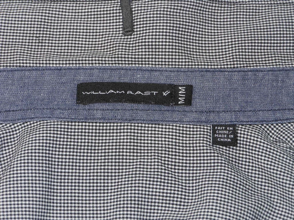 2507-M31-8B7 William Rast micro plaids long sleeves dress shirt Foto 2 de 4