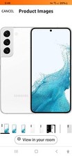 Samsung Galaxy S22 SM-S906U 128GB Phantom White   Updated to One UI 6.1 