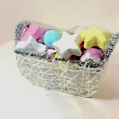 Bath Bomb Gift Set 17 Large Variety All Natural Lovery Luxury Basket
