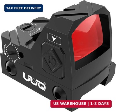 UUQ Mini Reflex Red Dot Sight Shake Awake Optic Sight for Rifles, Pistols and Sh