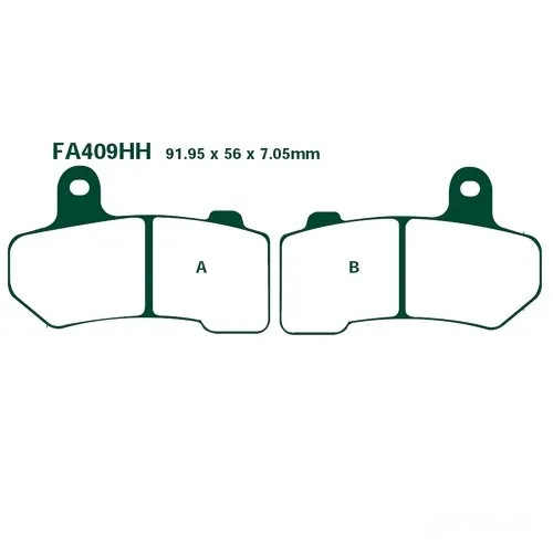 Bremsbelag FA409HH Vorn FüR Harley Davidson Vrscdxa 1250 Night Rod Special ABS 2-image