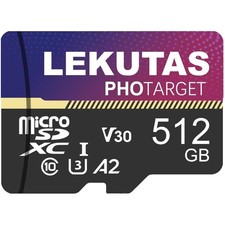 512GB U3 Micro SD Card - 100MB/s Speed