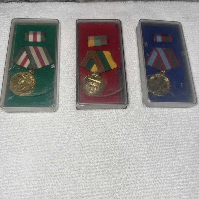 Vintage lot of Russian medals lot of 3