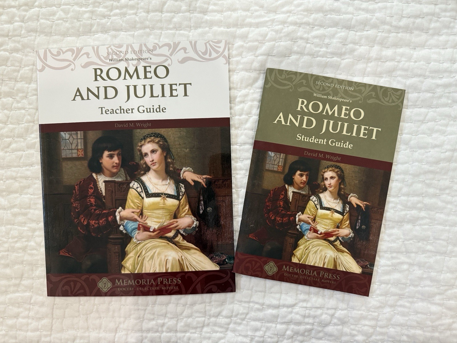 Memoria Press Romeo And Juliet  Teacher and Student guides 2nd edition