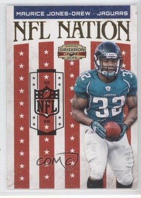 2011 Panini Gridiron Gear NFL Nation Gold 53/100 Maurice Jones-Drew #6 7a1