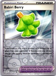 Babiri Berry 163/191 Surging Sparks Reverse Holo Uncommon