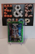 2023 Panini Prizm - Rookies Josh Downs #345 Neon Green Pulsar Prizm (RC)